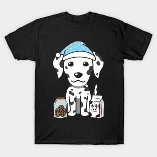 Funny Dalmatian is having a midnight snack T-Shirt